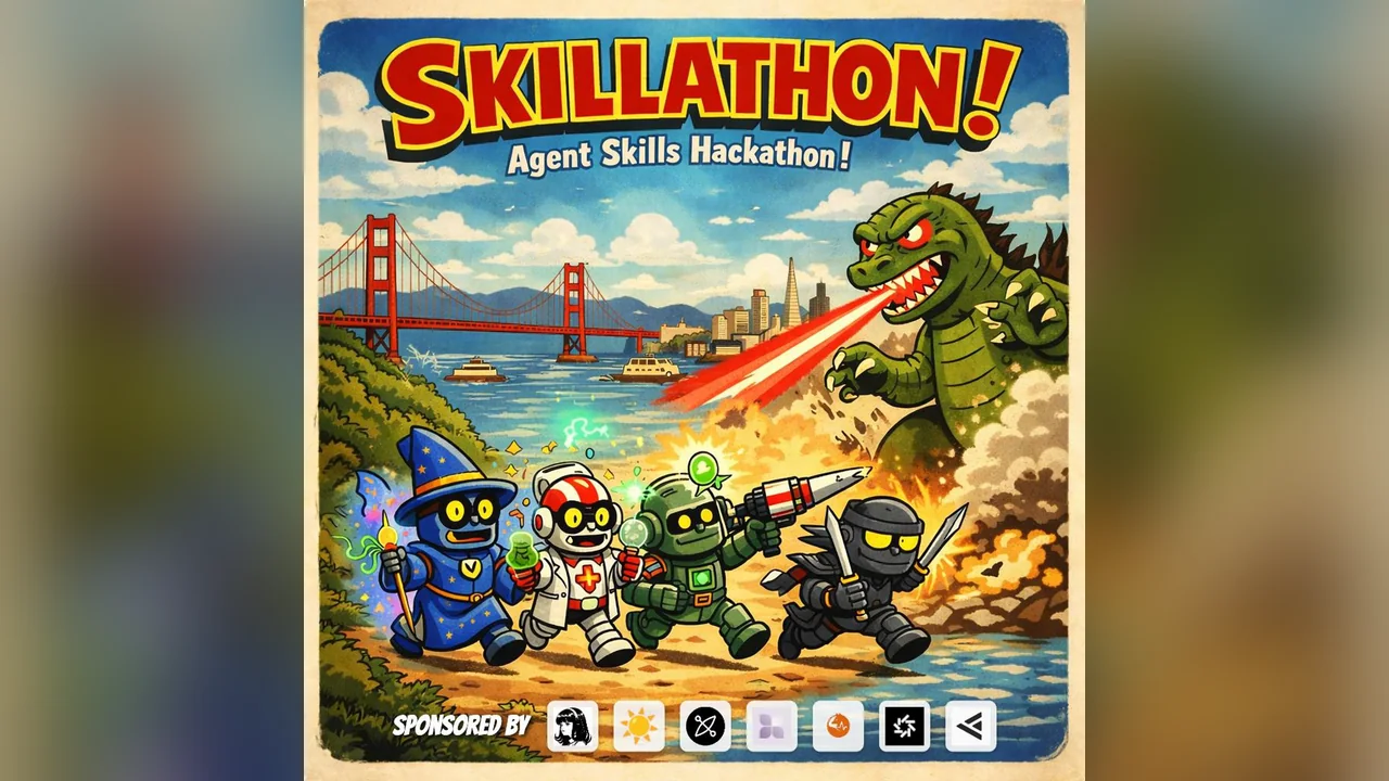 Skillathon poster: the first Agent Skills hackathon
